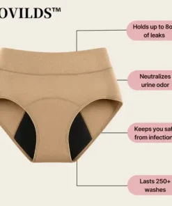 LOVILDS™ Leak-Proof Confidence Briefs – 4-Layer Absorbency for All-Day Dryness