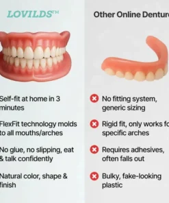 LOVILDS™ Medical Full Denture with Strong Suction