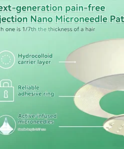 LOVILDS™ Moringa & Berberine 10-IN-1 Advanced Nano Microneedle Patch