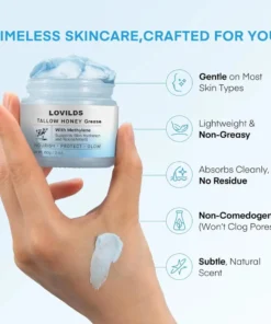 LOVILDS™ Tallow Honey Grease with Methylene - Naturally Hydrates to Restore Balance and Prevent Aging