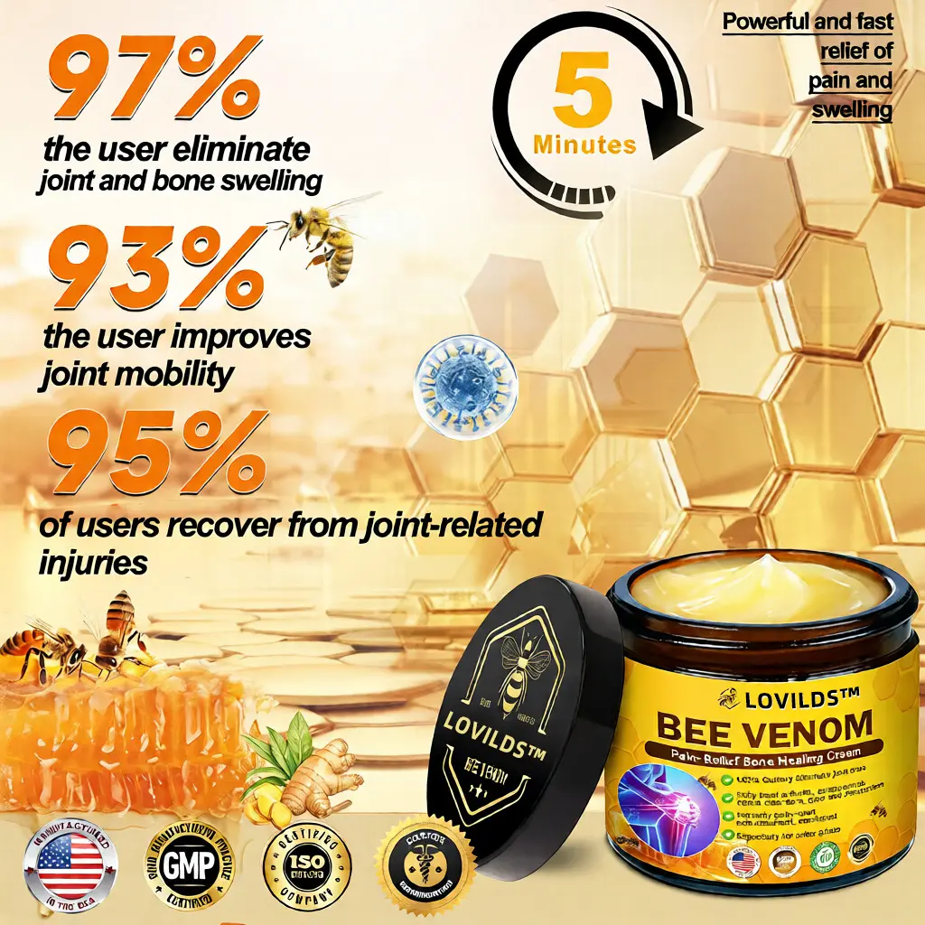 LOVILDS™ Bee Venom Pain-Relief Bone Healing Cream (Specially for older adults)