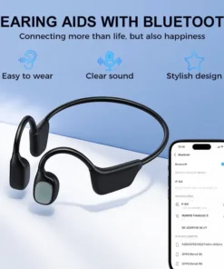 LOVILDS Bone Conduction Smart Hearing Aids Amplifier Patented Transducer, Best Bone Conduction Aid