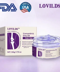 LOVILDS™ Curcumin Emu Oil Pain Gel Backed by US Osteopathic Experts