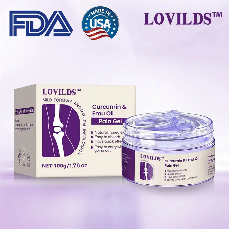 LOVILDS™ Curcumin Emu Oil Pain Gel Backed by US Osteopathic Experts