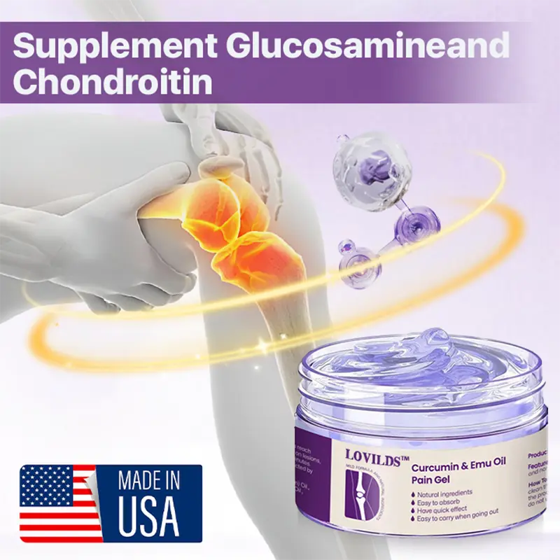 LOVILDS™ Curcumin Emu Oil Pain Gel Backed by US Osteopathic Experts