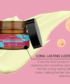LOVILDS™ Collagen Shea Butter Hair Mask – Deep Repair for Dry & Damaged Hair