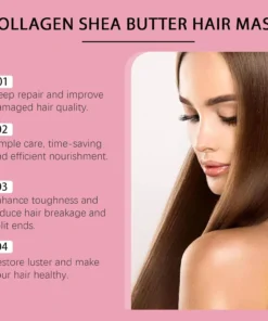 LOVILDS™ Collagen Shea Butter Hair Mask – Deep Repair for Dry & Damaged Hair