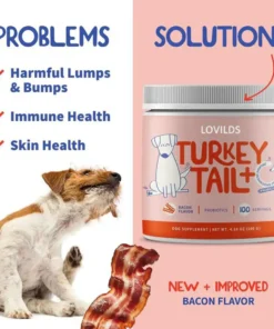 LOVILDS™ Turkey Tail Mushroom + Probiotic Formula