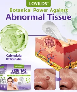 LOVILDS™ SOLUBLE MICRONEEDLE BOTANICAL SKIN TAG REMOVAL PATCH
