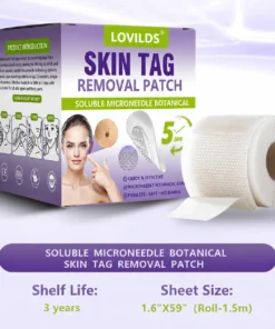 LOVILDS™ SOLUBLE MICRONEEDLE BOTANICAL SKIN TAG REMOVAL PATCH