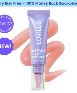 LOVILDS Instant Lift Eye Gel – Smooth Wrinkles & Reduce the Look of Under-Eye Bags