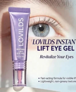 LOVILDS Instant Lift Eye Gel – Smooth Wrinkles & Reduce the Look of Under-Eye Bags