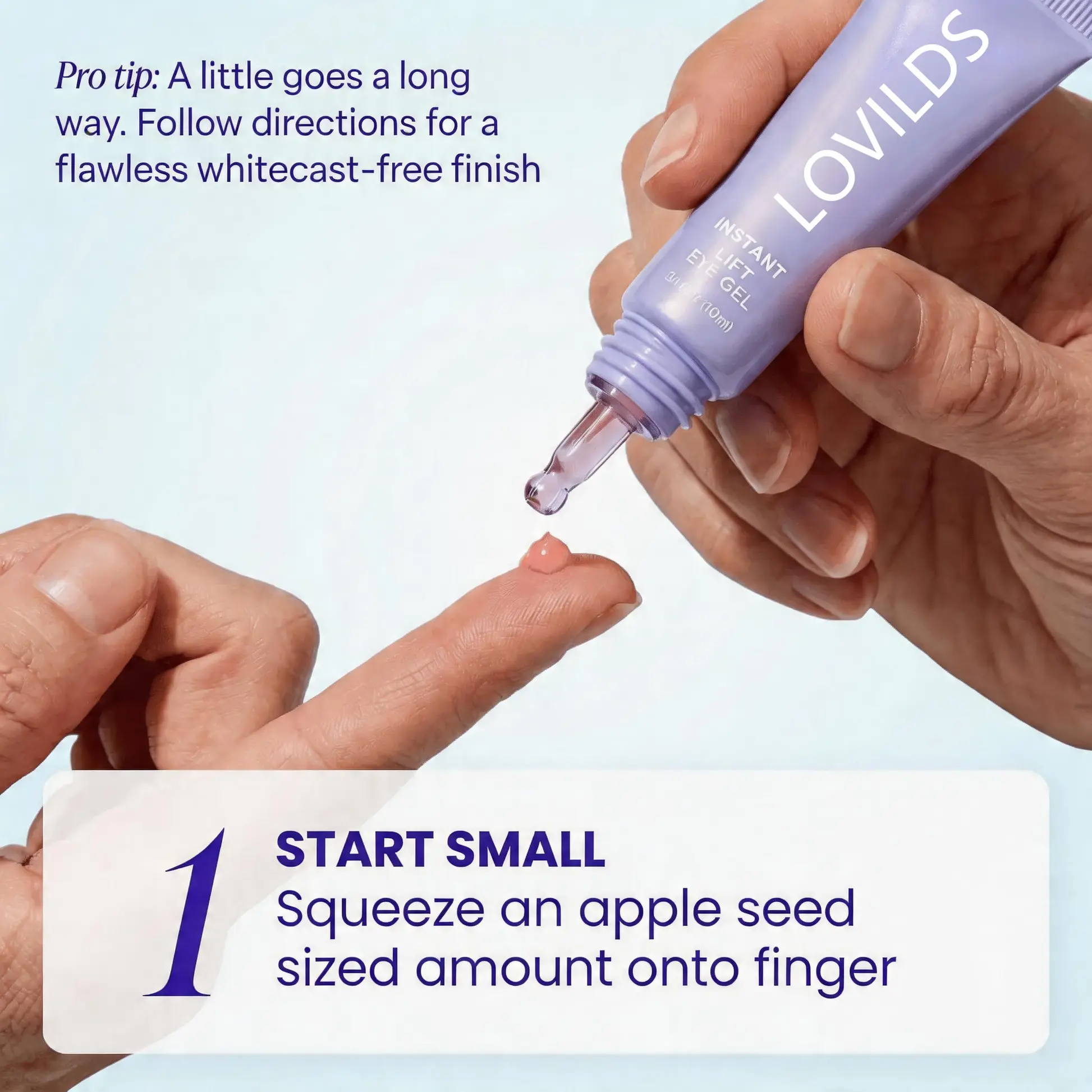 LOVILDS Instant Lift Eye Gel – Smooth Wrinkles & Reduce the Look of Under-Eye Bags