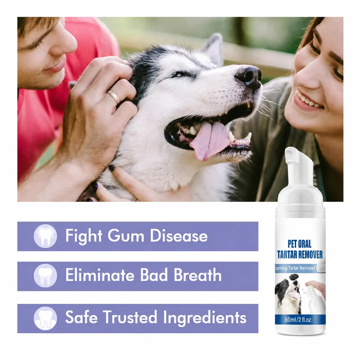 LOVILDS™ NO BRUSHING oral care spray for dogs cats