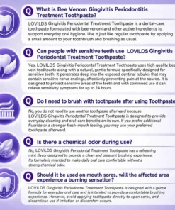 LOVILDS® Gingivitis Periodontal Treatment Toothpaste