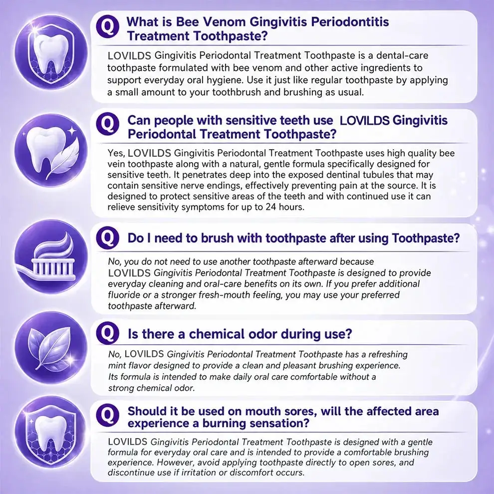 LOVILDS® Gingivitis Periodontal Treatment Toothpaste