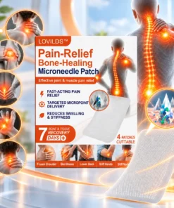 LOVILDS™ Pain-Relief Bone-Healing Microneedle Patch