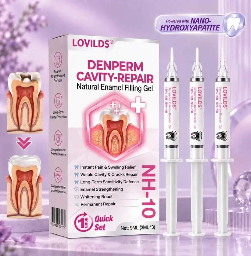 LOVILDS®🏆DenPerm Cavity-Repair Natural Enamel Filling Gel