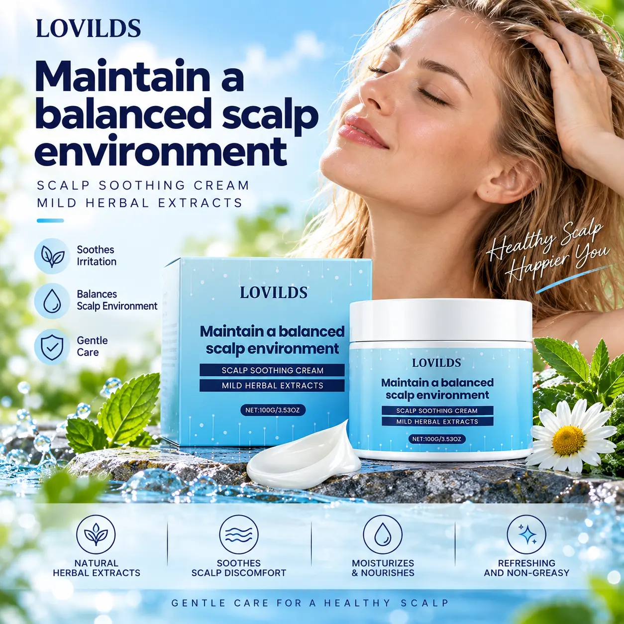 LOVILDS Scalp Soothing Cream